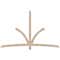 Ekena Millwork Davenport Smooth Timber Gable Bracket, Douglas Fir, 96"W x 60"H x 1 1/2"D x 3 1/2"F, 15/12 Pitch GBW096X60X0204DAV00SDF - alternate 1